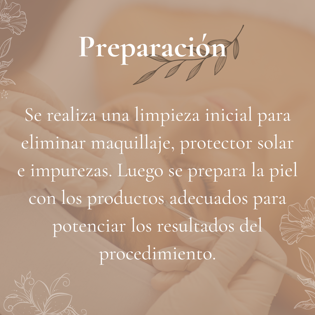 preparacion de la piel